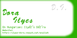 dora ilyes business card